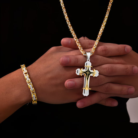 Collar +Pulsera - Imperial Dorada